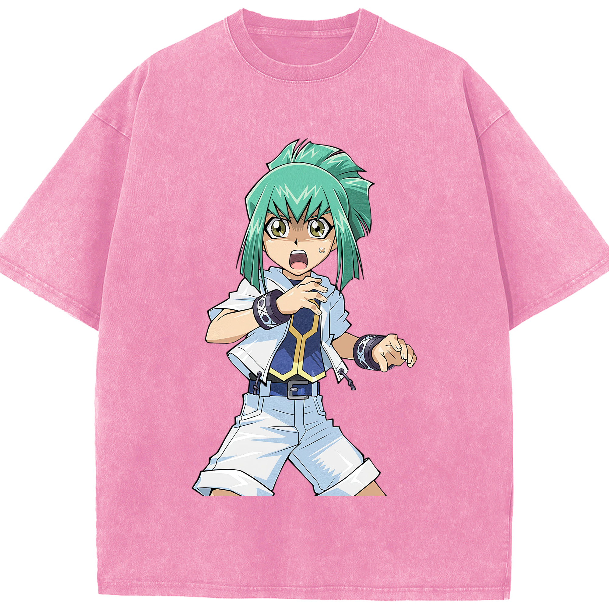 （画像用） 遊☆戯☆王 Yu-Gi-Oh! 綿100% ヴィンテージ風 半袖Tシャツ（フロントプリント）